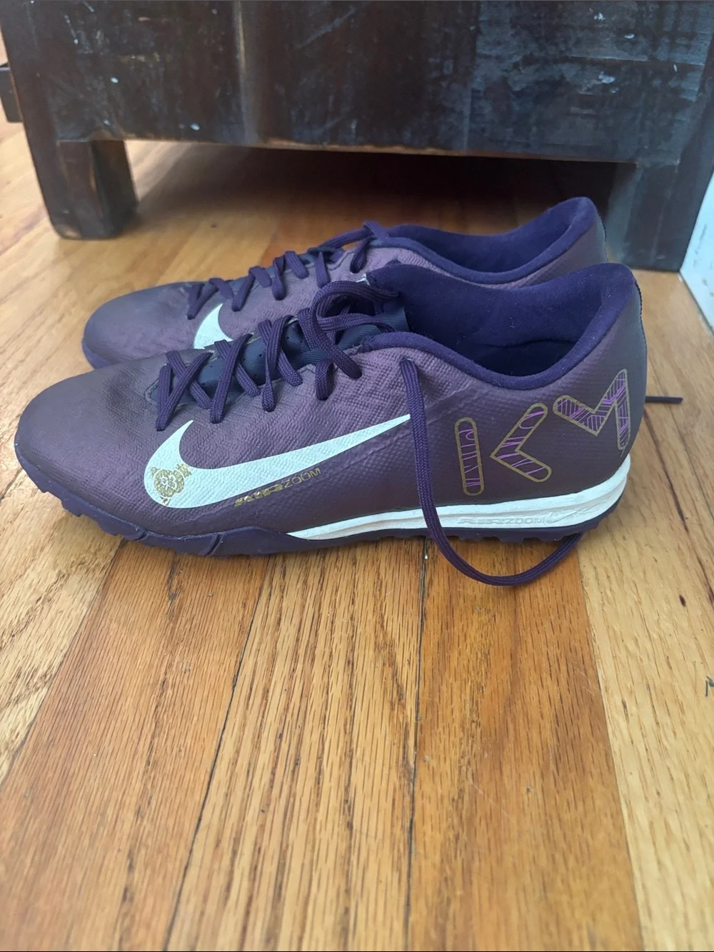 Nike KM kids Deep Purple Athletic Turf Soccer